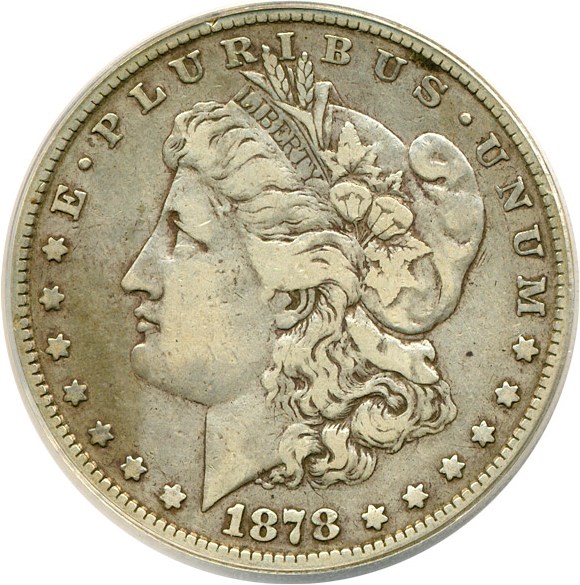 image for: Hot 50 VAM: 1878 8TF $1 VAM 14.5  Open Nostril ANACS VF20 