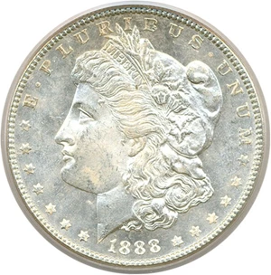 image for: 1888 $1 PCGS MS64 PL