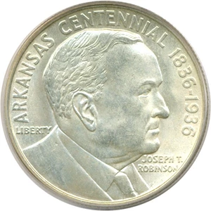 image for: 1936 50c Robinson PCGS MS65