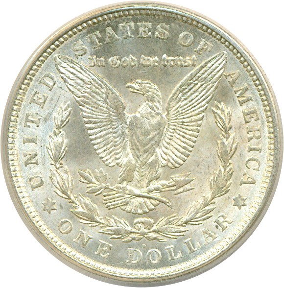 image for: 1921-D $1 VAM 1W  ANACS MS63 