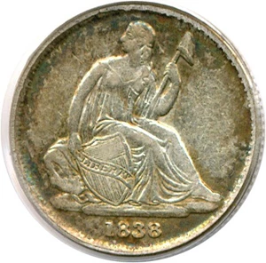 image for: 1838-O 10c No Stars PCGS XF40
