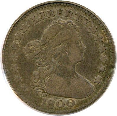 image for: 1800 H10c  PCGS VF20 