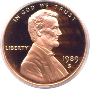 image for: 1989-S 1c PCGS Proof 69 RD DCameo