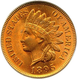 image for: 1895 1c PCGS MS65 RD
