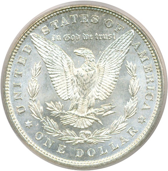 image for: Top 100 VAM: 1880 $1 VAM 9  8/7 Stem ICG MS63