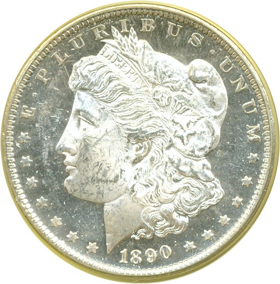 image for: 1890-O $1  PCGS MS61 DMPL