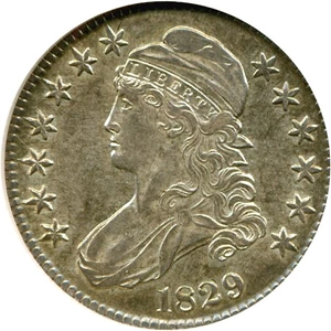 image for: 1829 50c Small Letters NGC AU58