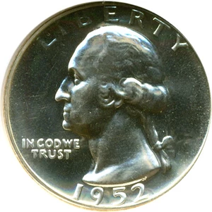 image for: 1952 25c NGC Proof 64