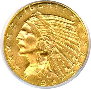 image for: 1916-S $5 PCGS/CAC MS63