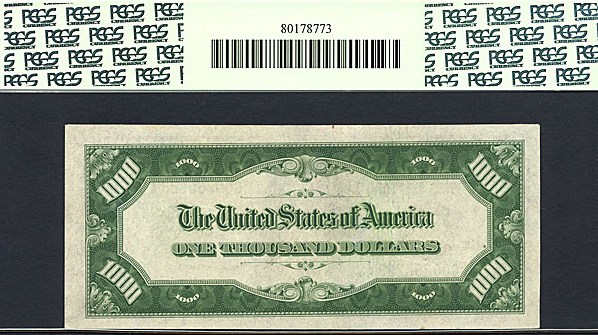 image for: Fr.2212G 1934A $1,000  PCGS AU53  [G00255223A]