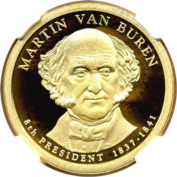 image for: 2008-S $1 Martin Van Buren NGC Proof 69 UCameo