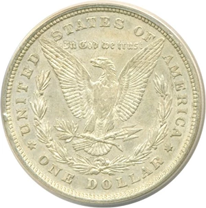 image for: 1878 8TF $1 VAM 14 Chip in Ear ANACS AU50 Details (Cleaned)