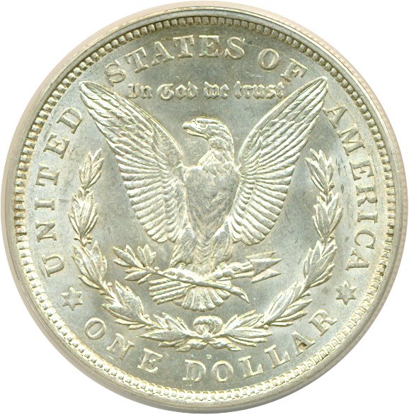 image for: 1921-D $1 VAM 1F ANACS AU58