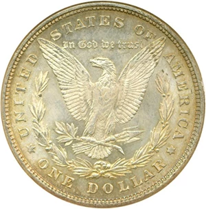 image for: 1878 8TF $1 VAM 10 Notched 7 ANACS MS63 (OBV PL)