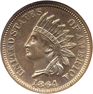 image for: 1864 1c CN NGC MS62