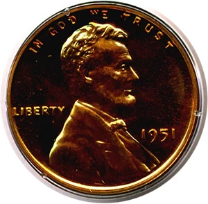 image for: 1951 1c PCGS Proof 66 RD