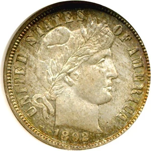 image for: 1892-O 10c NGC MS64 * Color *