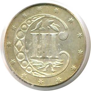 image for: 1860 3cS PCGS Proof 64