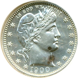 image for: 1900 25c DGS Proof 60 (Cleaned)
