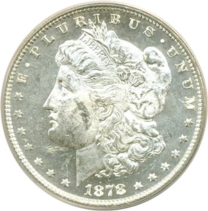 image for: HOT 50 VAM: 1878 7TF $1 VAM 79 ANACS MS62 PL