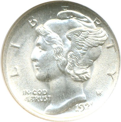 image for: 1921 10c  NGC MS66 FB