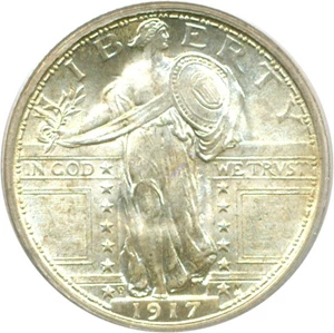 image for: 1917-D 25c Ty.1 PCGS/CAC MS65 FH