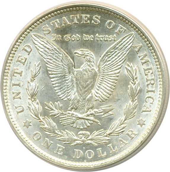 image for: 1921-D $1 VAM 1L ANACS AU58