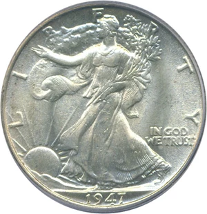 image for: 1947 50c PCGS MS64