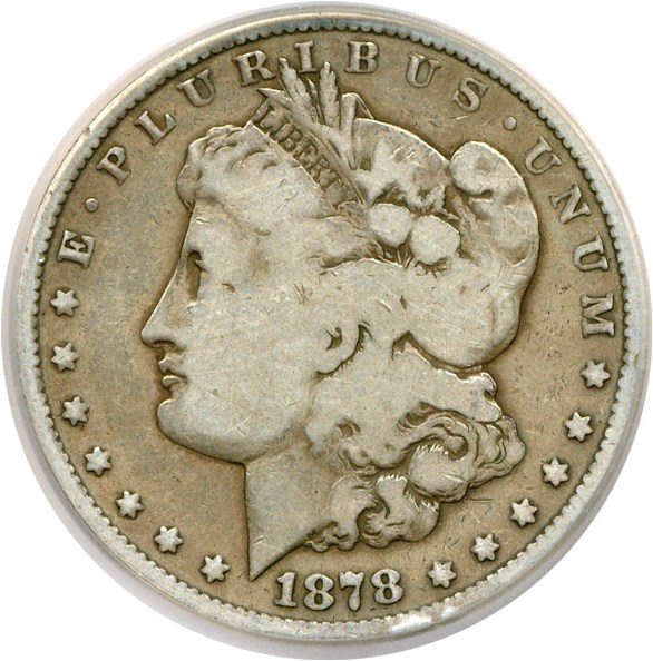 image for: Top 100 VAM: 1878-S $1 VAM 27  Long Arrow Shaft ICG Good-4