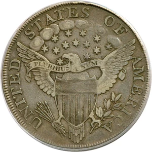 image for: 1800 $1 Wide Date PCGS VF35 (B-10, BB-190)