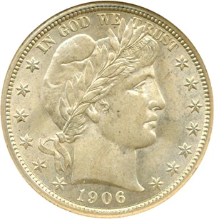 image for: 1906 50c NGC MS63 ex: Richmond Collection