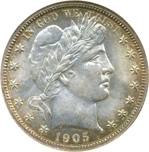 image for: 1905-S 50c NGC MS64