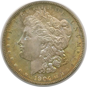 image for: 1904 $1 PCGS MS63 *Color*