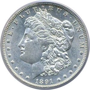 image for: 1891-O $1 PCGS AU55