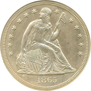 image for: 1865 $1 NGC Proof 63