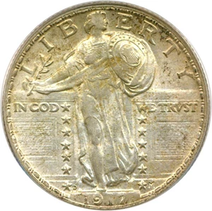 image for: 1917-D 25c Ty.2 PCGS MS64