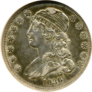 image for: 1836 25c NGC AU50 (B-1) ex: Jules Reiver Collection