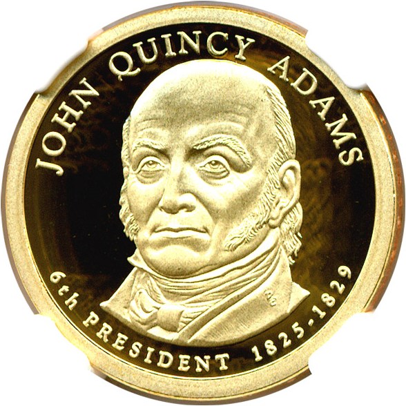 image for: 2008-S $1 John Quincy Adams NGC Proof 69 UCameo
