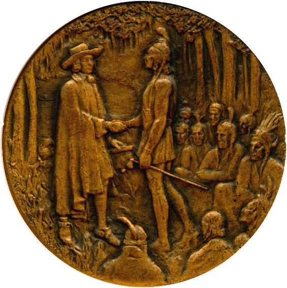 image for: 1932 PA SC$1 William Penn 250th Anniv (HK-462) NGC MS64 