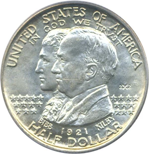 image for: 1921 50c Alabama 2x2 PCGS MS64