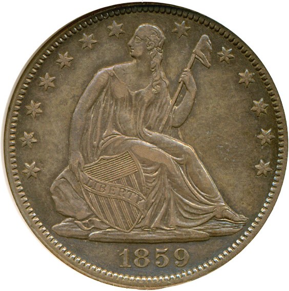 image for: 1859-O 50c  NGC XF45 (WB-102)