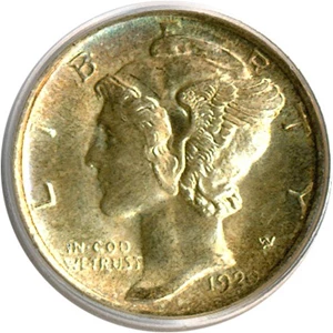 image for: 1920-D 10c PCGS MS64
