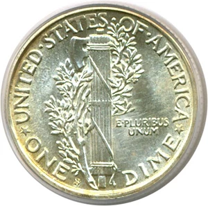 image for: 1920-S 10c PCGS MS63