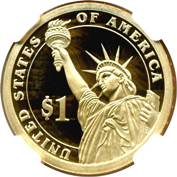 image for: 2008-S $1 John Quincy Adams NGC Proof 69 UCameo