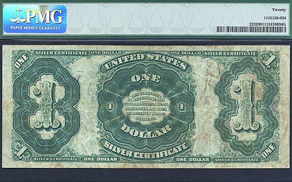 image for: Fr.223 1891 $1 Martha PMG VF20  [E55780034]