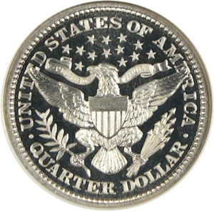image for: 1900 25c NGC Proof 67 Cameo