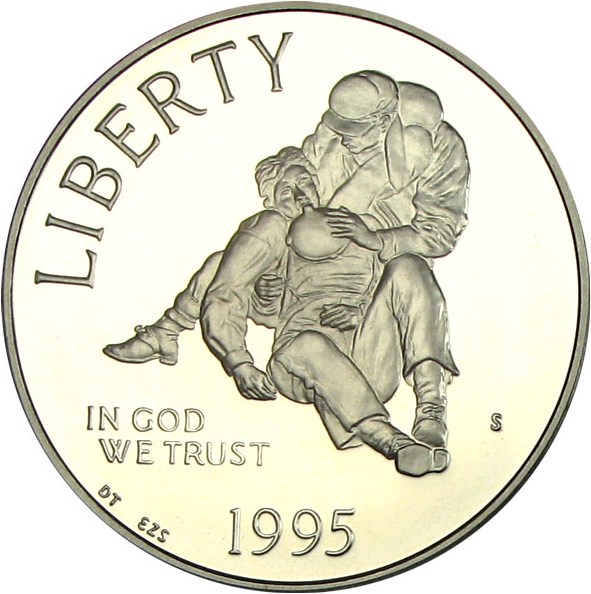 image for: 1995-S $1 Civil War PCGS Proof 70 DCameo