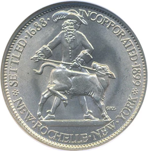 image for: 1938 50c New Rochel NGC MS65