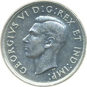 image for: Canada: 1945 $1 DGS XF45 (Lightly Cleaned)
