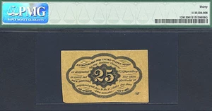 image for: Fractional Currency: Fr.1281 25-Cent Five stamps obverse PMG VF30